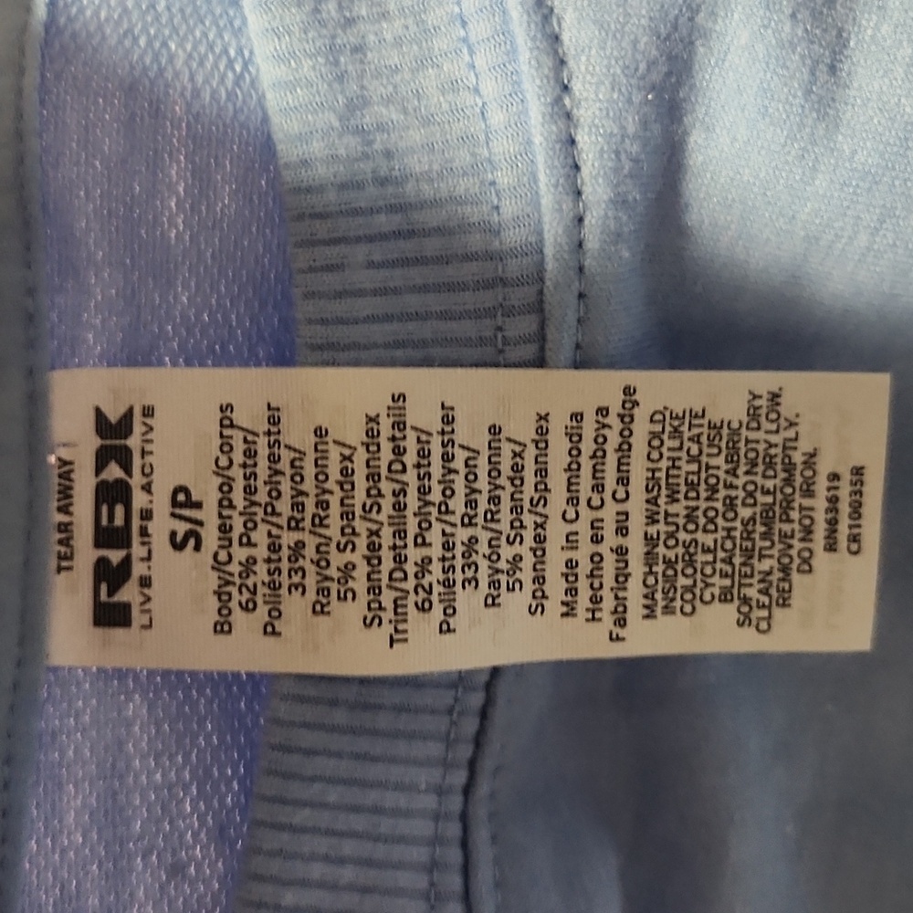 RBX Women's Sleeve Long Top Blue.size S/P Long Sleeve Women's Top. - Picture 11 of 15